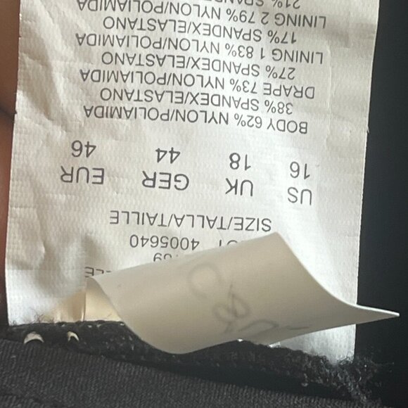 NWT Magicsuit  Amelia One Piece in Black Size 16 - Picture 7 of 7